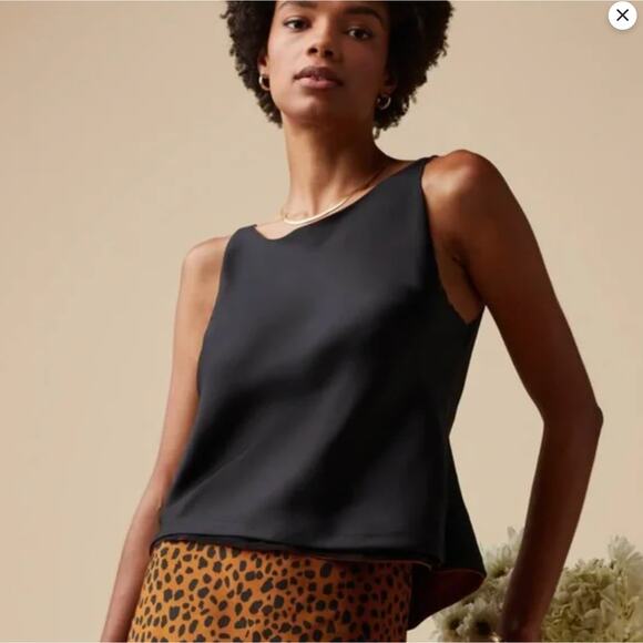 Vetta reversible satin cropped tank - Medium - Picture 2 of 9